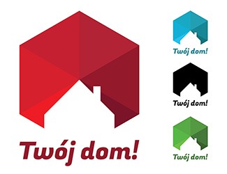 Projekt graficzny logo dla firmy online Twój dom!